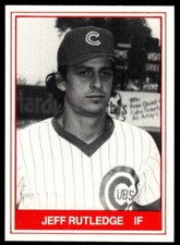 1982 TCMA Quad City Cubs Jeff Rutledge Quad City Cubs #19