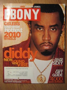 EBONY Magazine "Diddy" Will Downing & Lebron James November 2009 - Picture 1 of 2