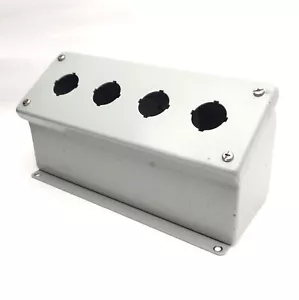 "Nvent Hoffman E4PBA custodia a pulsante per interruttori 30,5 mm, 10"" x 3,5"" x 4,88" - Foto 1 di 6