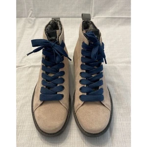 NUEVO Botines para mujer Panchic Brownrose beige rosa gamuza talla 6 forro de piel sintética - Imagen 1 de 10