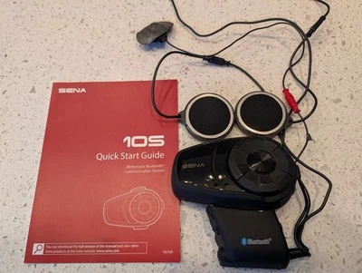 SENA 10S Bluetooth Single Intercom Communication Headset For Motorcycle Helmet - Image 1 of 3