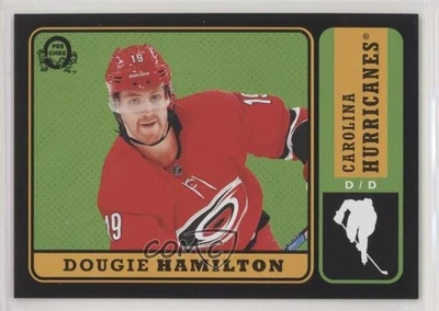 2018-19 Upper Deck O-Pee-Chee Update Black /100 Dougie Hamilton #608 - Image 1 of 2