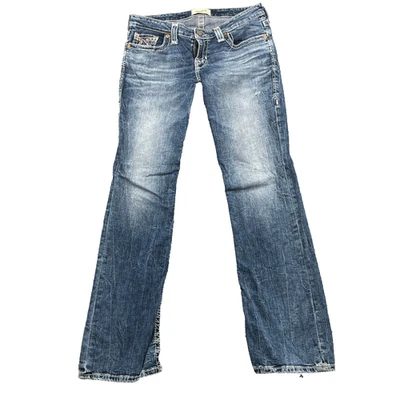 Jeans Big Star Maddie Bootcut Feminino 32x30* Low Rocker Whisker Western Y2k Cowgirl - Imagem 1 de 4