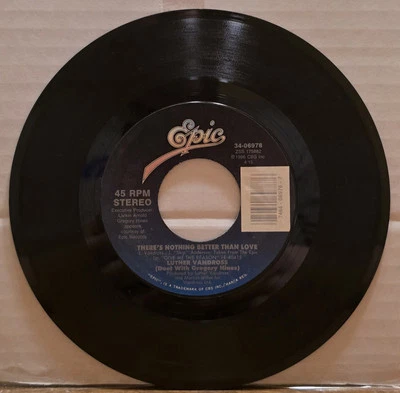 Luther Vandross - There's Nothing Better Than Love - Epic - Soul 45rpm 7" - Image 1 of 2