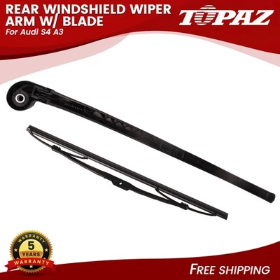 Brazo limpiaparabrisas trasero con hoja para Audi S4 2002-2008 Audi A3 2006-2013 Foto 1 de 4