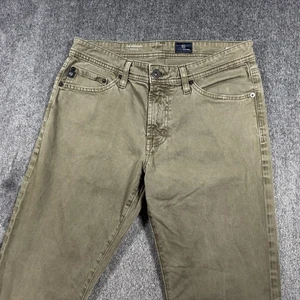 AG Adriano Goldschmied Mens The Graduate Jeans 30X32 Brown Tailored Leg Stretch - Picture 1 of 17