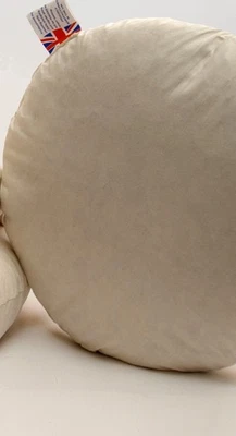 Duck feather Round Cushion Pads Circle Pillows Insert Fillers Scatter  10"-36" - Image 1 of 3