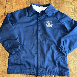 Vtg 80s Ohio Edison Electric Company Jacket Work Wear Utility Medium Made USA - Picture 1 of 15