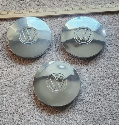 Lot of 3 Vintage VW Volkswagen Beetle Hubcaps 6" diameter - Image 1 of 3