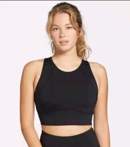 Calia Breathable Powermove Sports Bra Black Medium Support Women’s Sz Med NWT - Picture 1 of 15