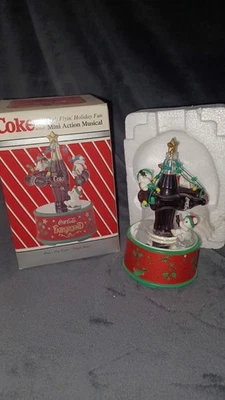 Coca-Cola High Flyin' Holiday Fun Mini Action Musical Jingle Bells 1997 - Image 1 of 4