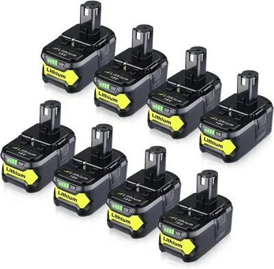 PACK 8.0Ah 18V Lithium-Ion For RYOBI P108 P105 One Plus High Capacity Battery - Image 1 of 4