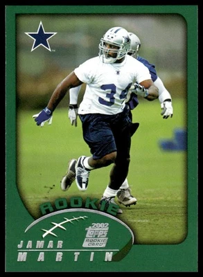 2002 Topps #357 Jamar Martin RC Dallas Cowboys NM+ - Image 1 of 2