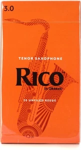 D'Addario Rico Tenor Saxophone Reeds - 3 (25-pack) - Picture 1 of 3