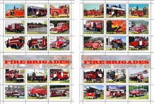 Bloques de sellos completos Brigadas de Bomberos de los Países Árabes edición 2009 - Imagen 1 de 1