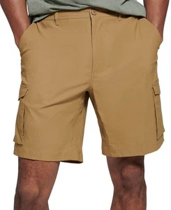 Bass Outdoor Men's Cargo Shorts in Ermine Brown-2XL - Picture 1 of 8