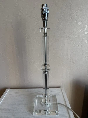Laura Ashley Paloma Crystal Lamp Base - Stunning Condition Fully Working 18.5” - Image 1 of 4