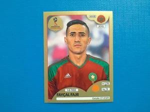 Figurine Panini World Cup Russia 2018 Gold n.165 Faycal Fajr Morocco - Imagen 1 de 1