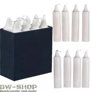 8x ORIGINAL SCHWEIZER ARMEE BUNKERKERZEN ARMY KERZEN OUTDOOR BW KERZE TROPFFREI - Bild 1 von 1