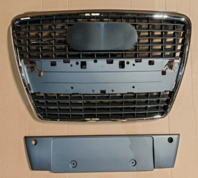NEW AUDI A8 S8 D3 4E 2005 -2009 FACELIFT CHROME FRONT GRILL 4E0853651 4E0853653 - Image 1 of 4