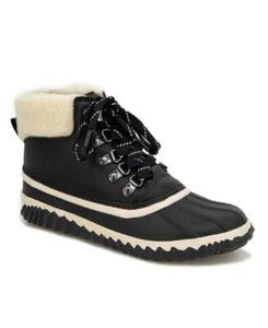 JBU Women's Alison Ankle Boots Synthetic Round Toe Flat Heel Waterproof S575 - Picture 1 of 8
