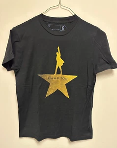 Creative Goods "HAMILTON" Black Adult Size Medium Short Sleeve T-Shirt - Picture 1 of 3