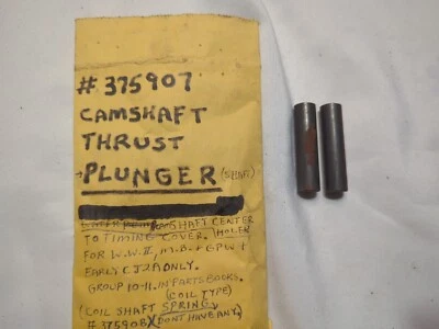 MB GPW M151 M38 CJ Willys Ford WII MV árbol de levas émbolo de empuje 375907 cantidad 2 (J01) Foto 1 de 3