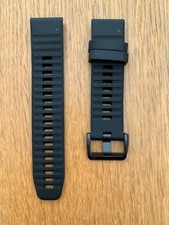 Genuine Garmin Quick-fit 22 Silicone Watch Strap-Black