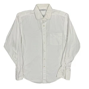 Camisa de Vestir Brooks Brothers Makers Blanca Puño Francés Hecha en EE. UU. 15 1/2 34 - Imagen 1 de 7