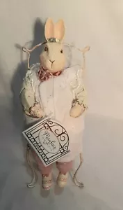 Shabby n Chic Victorian "MADI MAY" Easter Bunny Rabbit - Picture 1 of 3