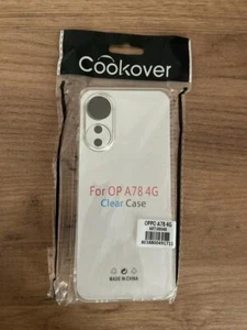 COVER PER OPPO A78 4G TRASPARENTE MORBIDA BUMPER PROTEZIONE SMARTPHONE CELLULARE - Picture 1 of 1