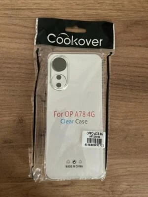 OBA STYLE COVER PER OPPO A78 4G TRASPARENTE MORBIDA BUMPER PROTEZIONE SMARTPHONE CELLULARE