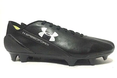 Under Armour Speedform CRM FG Soccer Cleats Black Leather Mens Choose Size - Image 1 of 4