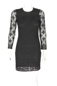 Isabel Marant Pour H&M Beautiful Black Lace Embroidery Dress size 4 NEW - 578 - Picture 1 of 8
