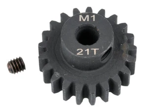 RT Motorritzel Modul 1 Stahl 21 Zähne1/8 Buggy GT für 5mm Welle RT5000-21 - Bild 1 von 2