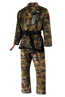 Brazilian Jiu Jitsu Suit camouflage BJJ GI 450 GSM RIPSTOP 10 oz with bag cotton - Image 1 of 4