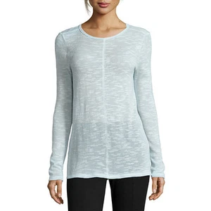 St. John's Bay Long-Sleeve Textured Tunic Size XL New Opal Mint - Picture 1 of 1