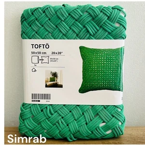 IKEA TOFTO Cushion Cover In/Outdoor Bright Green - 20x20" - 105.208.25 NEW!! - Picture 1 of 5