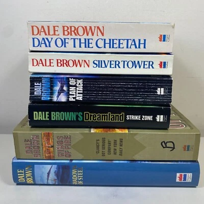 6 Lot Dale Brown- Wings of Fire, Shadows of Steel, Silver Tower, Dreamland,+2 - image 1 of 4