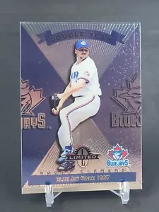 1997 Leaf Limited Double Team #110 Roger Clemens Carlos Delgado - Foto 1 di 2