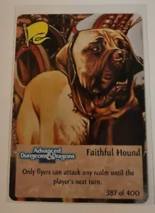 TSR Spellfire CCG 1st Ed. FAITHFUL HOUND Card #387 of 400 AD&D 1994 - Picture 1 of 1