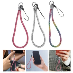 3 Pcs Corda Polso Diamante Uomo Cordini Cordino Con Ciondolo Per Telefono - Zdjęcie 1 z 12