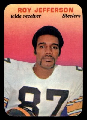 1970 Topps Super Glossy Football #17 Roy Jefferson NM/MT *d9 - Image 1 of 2
