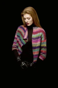 Chaqueta Lang Yarns MILLE COLORI instrucciones de punto para descargar FAM 21 - Imagen 1 de 2