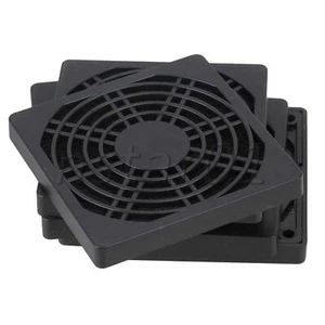 10PCS 8cm Black Metal Computer Case Fan Dust Filter Dust Covers - Afbeelding 1 van 7