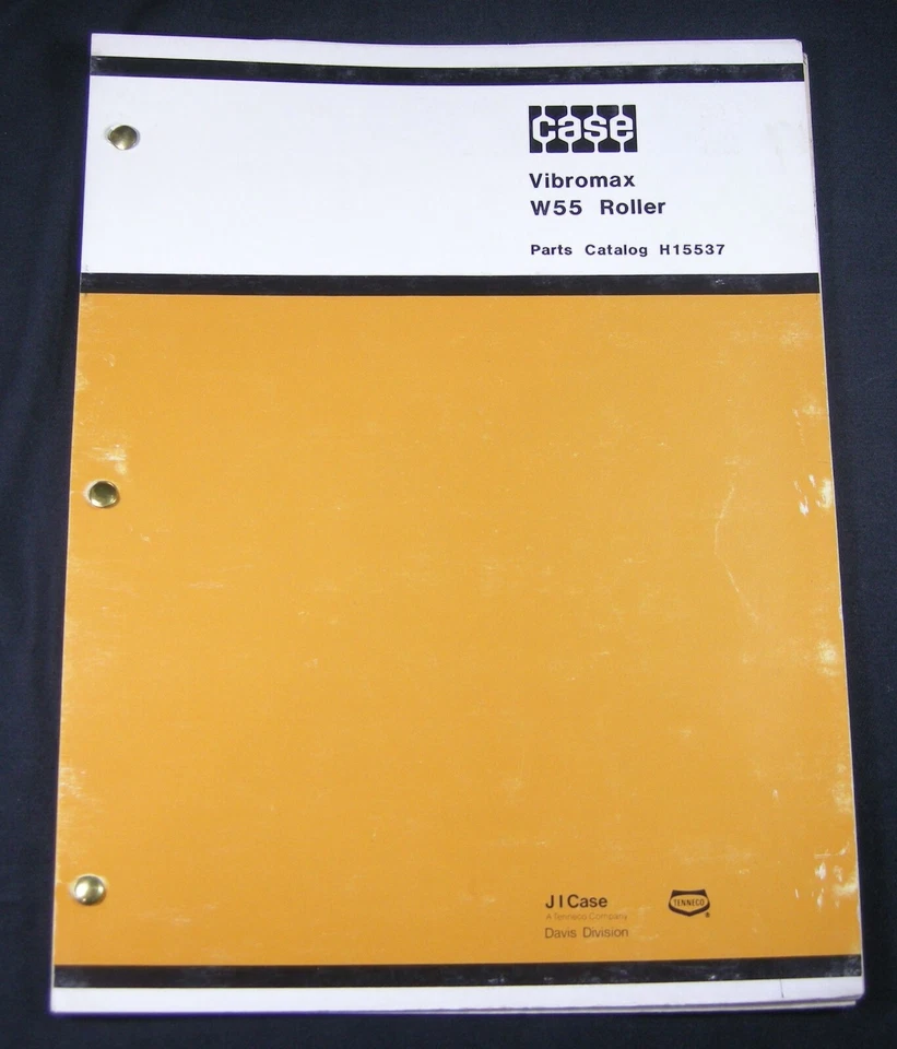 CASE Vibromax W55 Roller Compactor Tamper Parts Manual Book Catalog OEM - Image 1 of 4