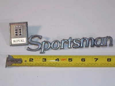 Insignia emblema vehículo coche Dodge Chrysler Royal Sportsman años 80 de colección 4081373 Foto 1 de 4