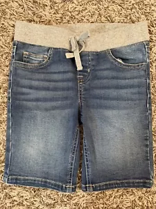 Girls Size 6 Blue Jean Like Pull On Shorts! EUC! - Picture 1 of 2