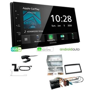 Kenwood Autoradio Apple CarPlay Android DAB+ für Citroen C3 2002-2009 schwarz - Bild 1 von 6