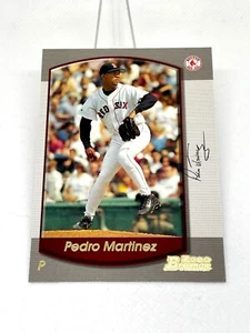 2000 Bowman Chrome #30 Pedro Martinez Boston Red Sox HOF - Picture 1 of 3